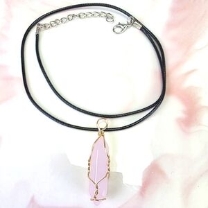 Natural Stone Pendant Necklace